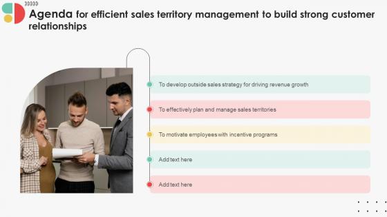 Agenda For Efficient Sales Territory Management To Build Strong Customer Relationships SA SS V