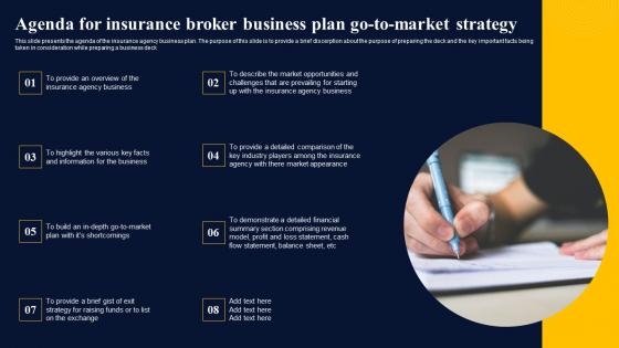 Agenda For Insurance Broker Business Plan Go To Market Strategy Inspiration Pdf Agenda For Insurance Broker Business Plan Go To Market Strategy Inspiration Pdf