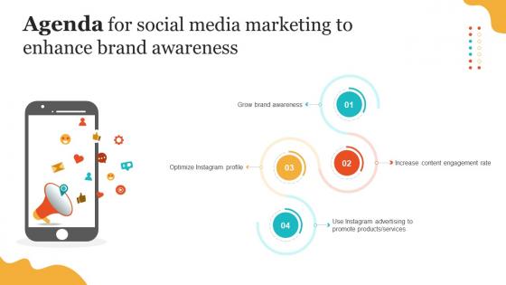 Agenda For Social Media Marketing To Enhance Brand Awareness MKT SS V Agenda For Social Media Marketing To Enhance Brand Awareness MKT SS V