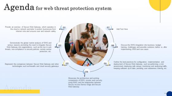 Agenda For Web Threat Protection System Ppt Infographics Agenda For Web Threat Protection System Ppt Infographics