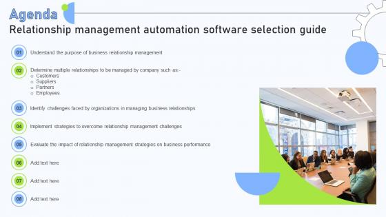 Agenda Relationship Management Automation Software Selection Guide