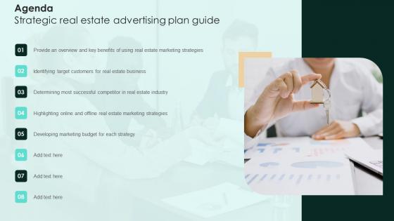 Agenda Strategic Real Estate Advertising Plan Guide Infographics Pdf Agenda Strategic Real Estate Advertising Plan Guide Infographics Pdf