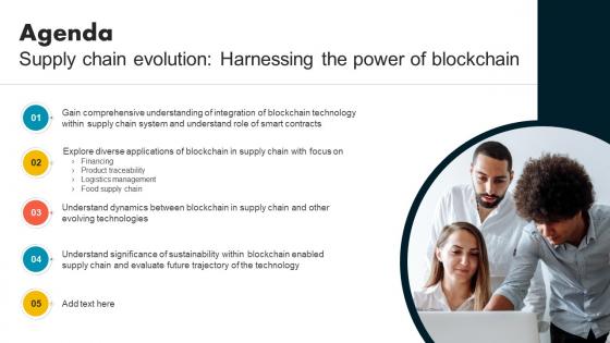 Agenda Supply Chain Evolution Harnessing The Power Of Blockchain