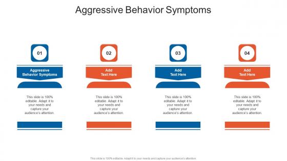 Aggressive Behavior Symptoms In Powerpoint And Google Slides Cpb