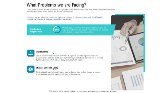 Agile Approach For IT Project Management What Problems We Are Facing Sample PDF Slide Agile Approach For IT Project Management What Problems We Are Facing Sample PDF Slide