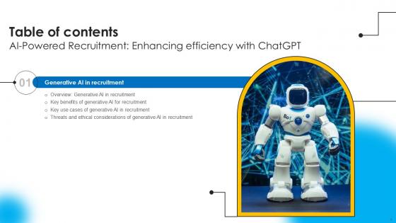 AI Powered Recruitment Enhancing Efficiency With ChatGPT Ppt Slide AI CD V