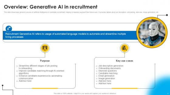 AI Powered Recruitment Enhancing Efficiency With ChatGPT Ppt Slide AI CD V