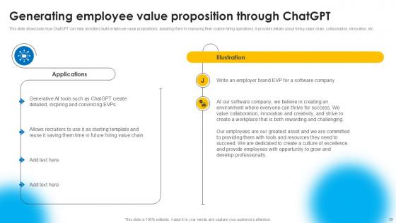 AI Powered Recruitment Enhancing Efficiency With ChatGPT Ppt Slide AI CD V