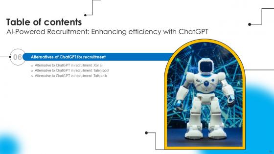 AI Powered Recruitment Enhancing Efficiency With ChatGPT Ppt Slide AI CD V