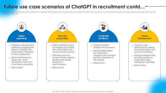 AI Powered Recruitment Enhancing Efficiency With ChatGPT Ppt Slide AI CD V