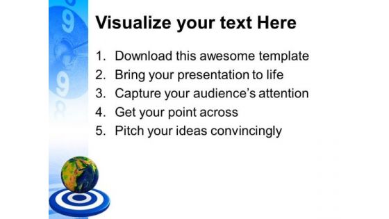 Aiming Global Target Concept Business PowerPoint Templates And PowerPoint Themes 0712