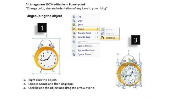 Alarm Clock Books Back To School PowerPoint Templates And Back To Schools Ppt Slides