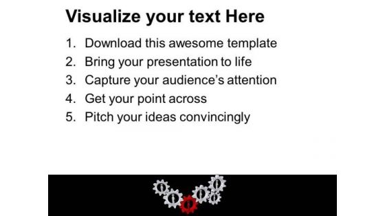 All People Can Gear Process PowerPoint Templates Ppt Backgrounds For Slides 0613