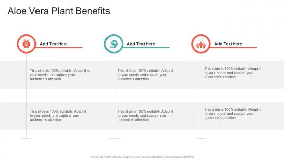 Aloe Vera Plant Benefits In Powerpoint And Google Slides Cpb