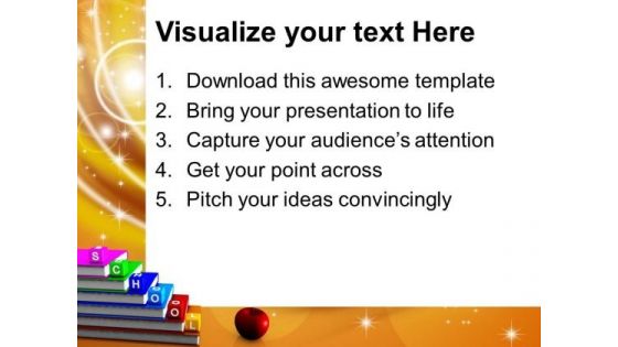 Alphabet Blocks School Education PowerPoint Templates And PowerPoint Themes 1012