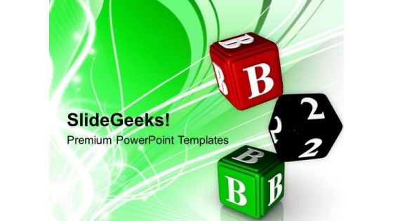 Alphabet Dice For Education Theme PowerPoint Templates Ppt Backgrounds For Slides 0513
