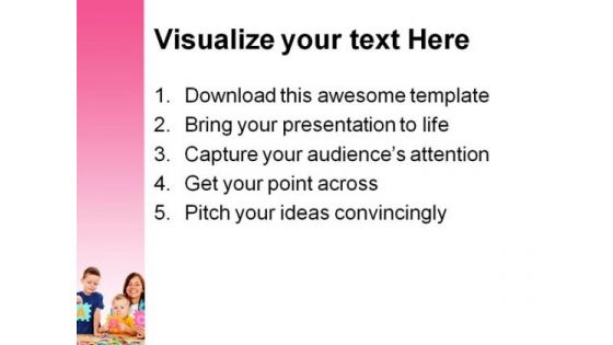 Alphabets01 Education PowerPoint Template 0810
