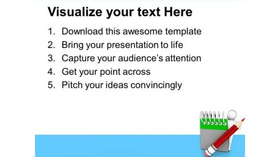 Always Make Notes PowerPoint Templates Ppt Backgrounds For Slides 0813