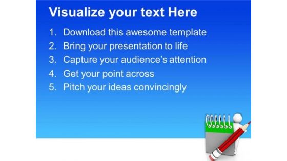 Always Make Notes PowerPoint Templates Ppt Backgrounds For Slides 0813
