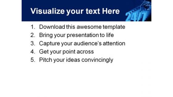 Always Open Business PowerPoint Themes And PowerPoint Slides 0411