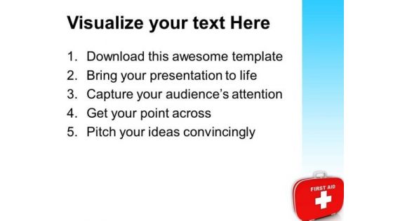 Always Prepare First Aid Box PowerPoint Templates Ppt Backgrounds For Slides 0613