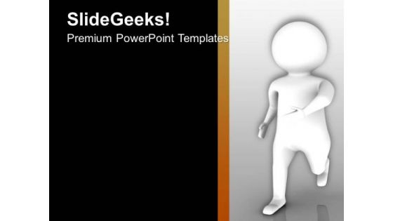 Always Run Fast To Get Success PowerPoint Templates Ppt Backgrounds For Slides 0613