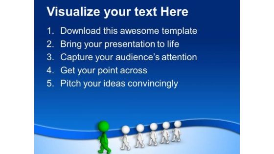 Always Show A Right Path PowerPoint Templates Ppt Backgrounds For Slides 0613