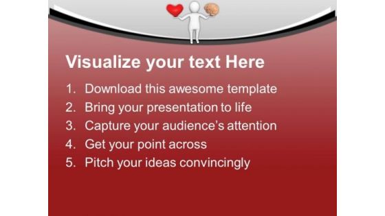 Always Take Decision With Brain PowerPoint Templates Ppt Backgrounds For Slides 0613