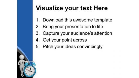 Always Value Your Time PowerPoint Templates Ppt Backgrounds For Slides 0713