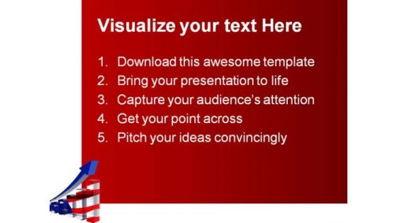 America Statistics Business PowerPoint Themes And PowerPoint Slides 0411
