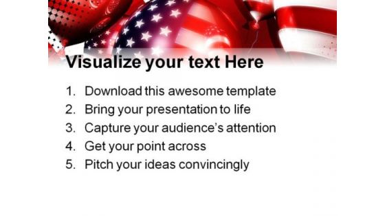 American Balloons Festival PowerPoint Template 1010