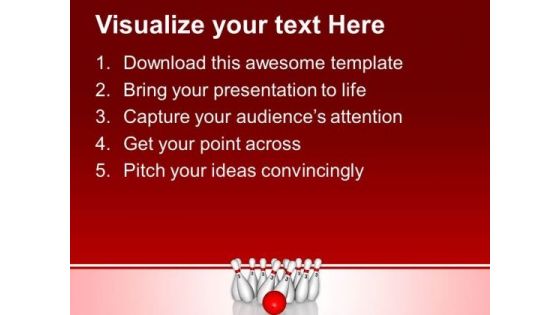 American Bowling Game PowerPoint Templates And PowerPoint Themes 0612