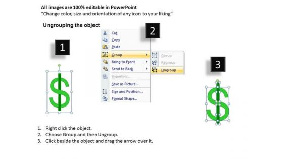 American Dollar Growing In Strength PowerPoint Templates And Ppt Slides
