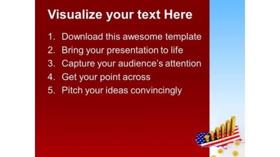 American Dollar Growth Business PowerPoint Templates And PowerPoint Themes 0812
