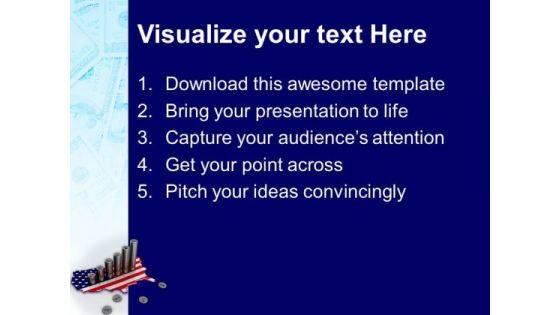 American Dollar Growth Finance PowerPoint Templates And PowerPoint Themes 0812