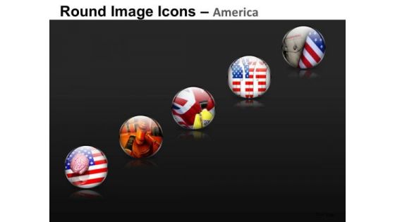 American Icons PowerPoint Slides And America PowerPoint Templates