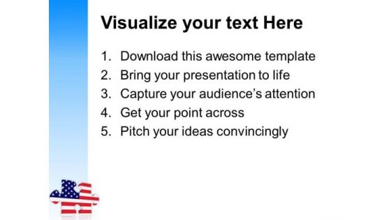 American Jigsaw PowerPoint Templates And PowerPoint Themes 1012