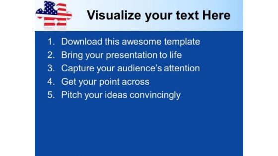 American Jigsaw PowerPoint Templates And PowerPoint Themes 1012