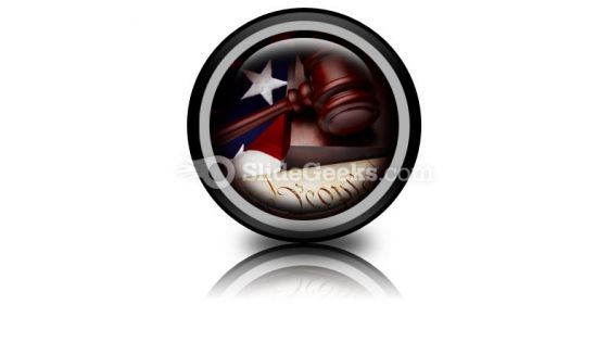 American Justice PowerPoint Icon Cc