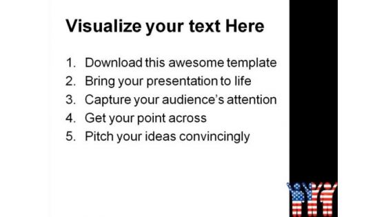 American People PowerPoint Template 1010