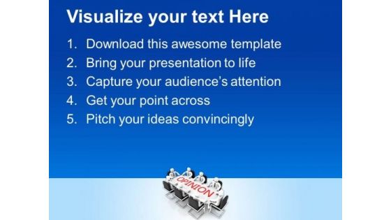 Analysis Of Business Opinions PowerPoint Templates Ppt Backgrounds For Slides 0513