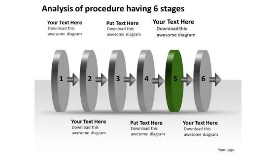 Analysis Of Procedure Having 6 Stages Business Schematic PowerPoint Slides