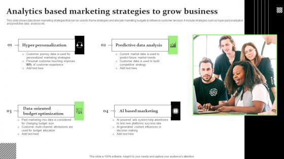 Analytics Based Marketing Strategies To Grow Business Themes Pdf