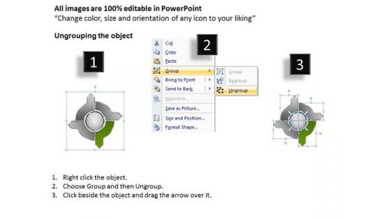 And Converging Circular Arrows Process Success Motion PowerPoint Templates