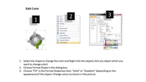 And Converging Circular Arrows Process Success Motion PowerPoint Templates