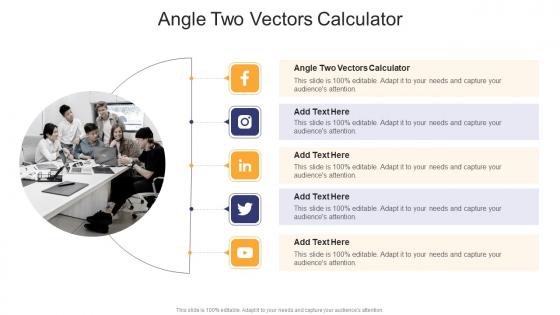 Angle Two Vectors Calculator In Powerpoint And Google Slides Cpb
