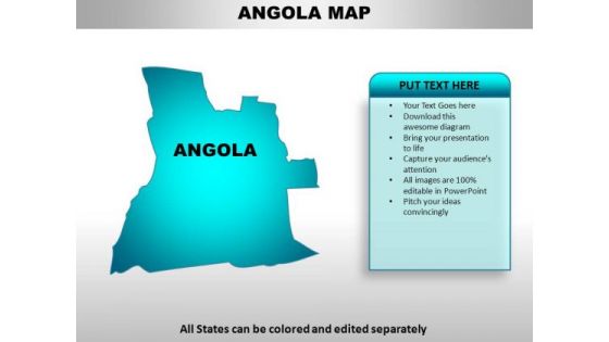 Angola PowerPoint Maps