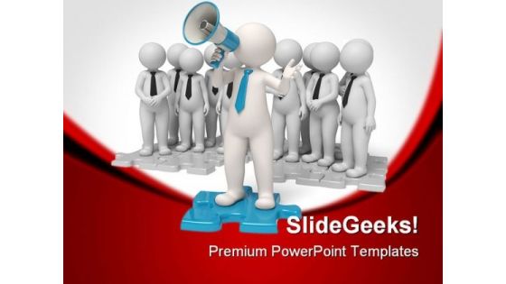 Announcements Business PowerPoint Themes And PowerPoint Slides 0811