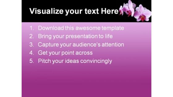 Aplectrum Flower Nature PowerPoint Templates And PowerPoint Backgrounds 0211