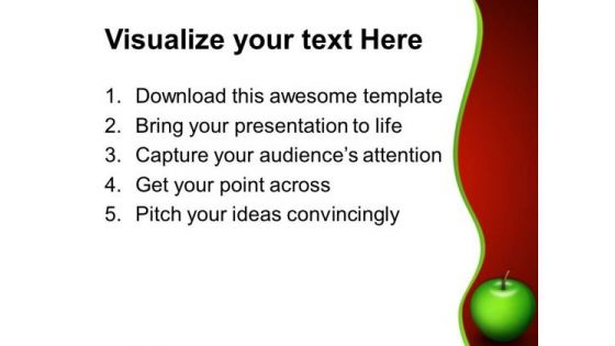 Apples Choices Business PowerPoint Templates And PowerPoint Themes 0512